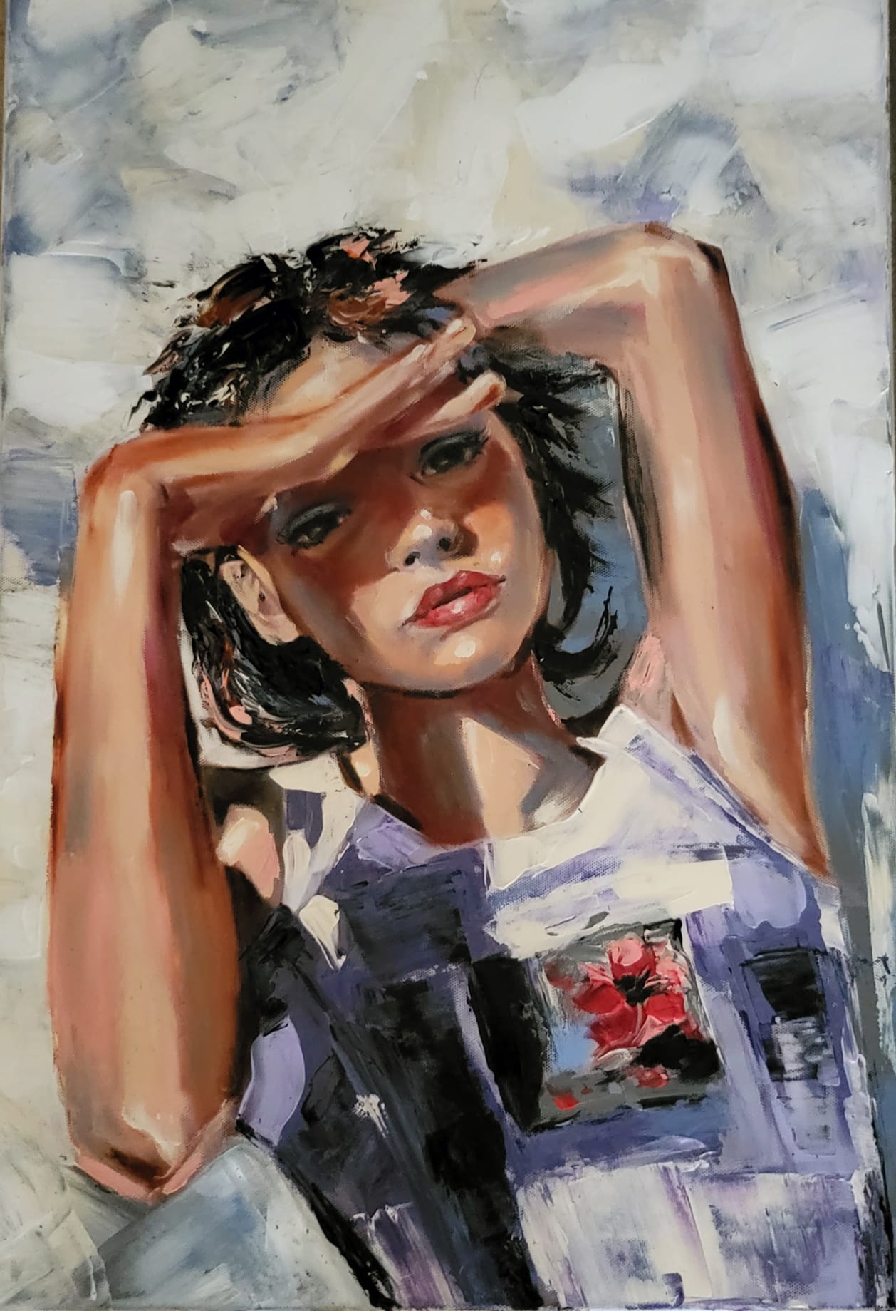 ArteDiAlina.com painting: Where are you now ?
